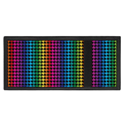 Rainbow Gay Pride Zigzag Pattern Print Trifold Wallet