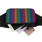 Rainbow Gay Pride Zigzag Pattern Print Waist Bag
