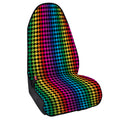 Rainbow Gay Pride Zigzag Pattern Print Waterproof Car Seat Cover