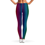 Rainbow Gay Pride Zigzag Pattern Print Women's Leggings