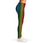 Rainbow Gay Pride Zigzag Pattern Print Women's Leggings