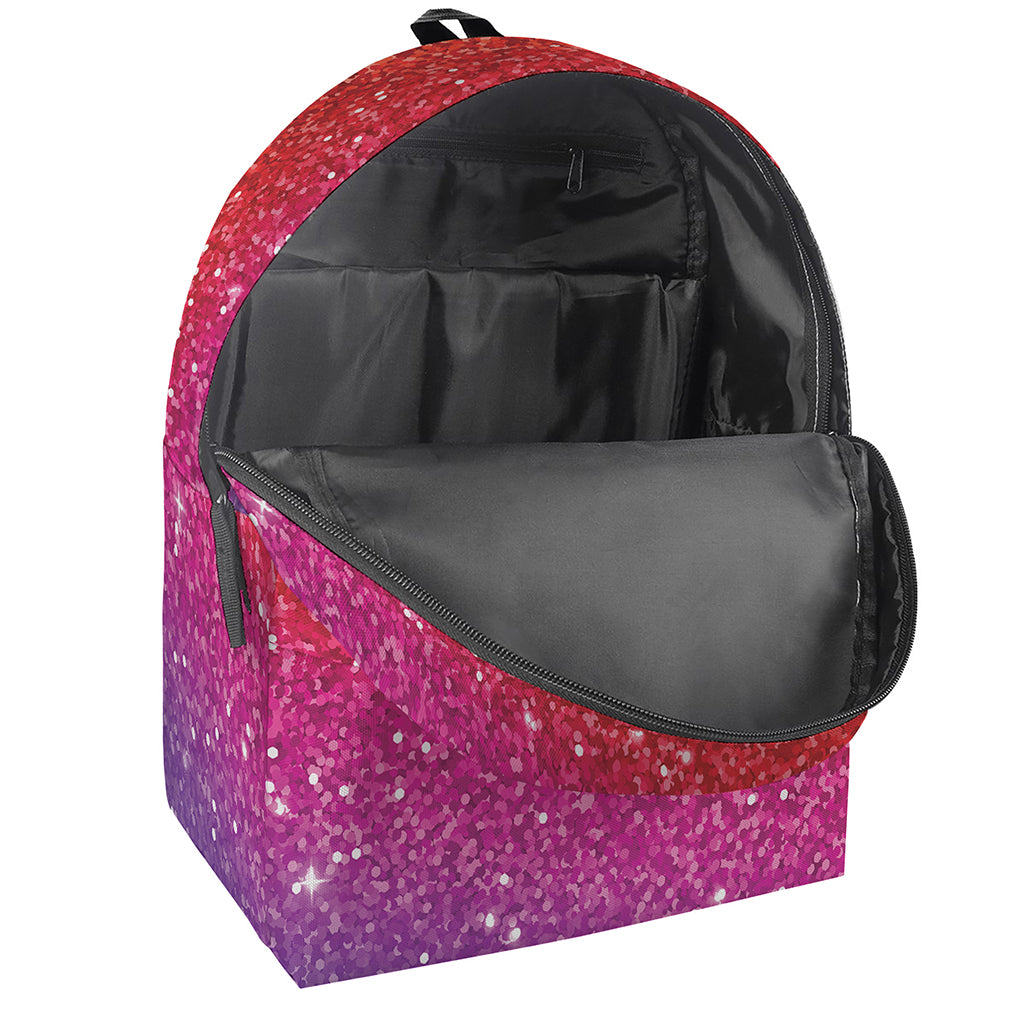 Rainbow Glitter Artwork Print (NOT Real Glitter) Backpack