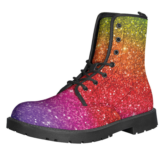 Rainbow Glitter Artwork Print (NOT Real Glitter) Backpack