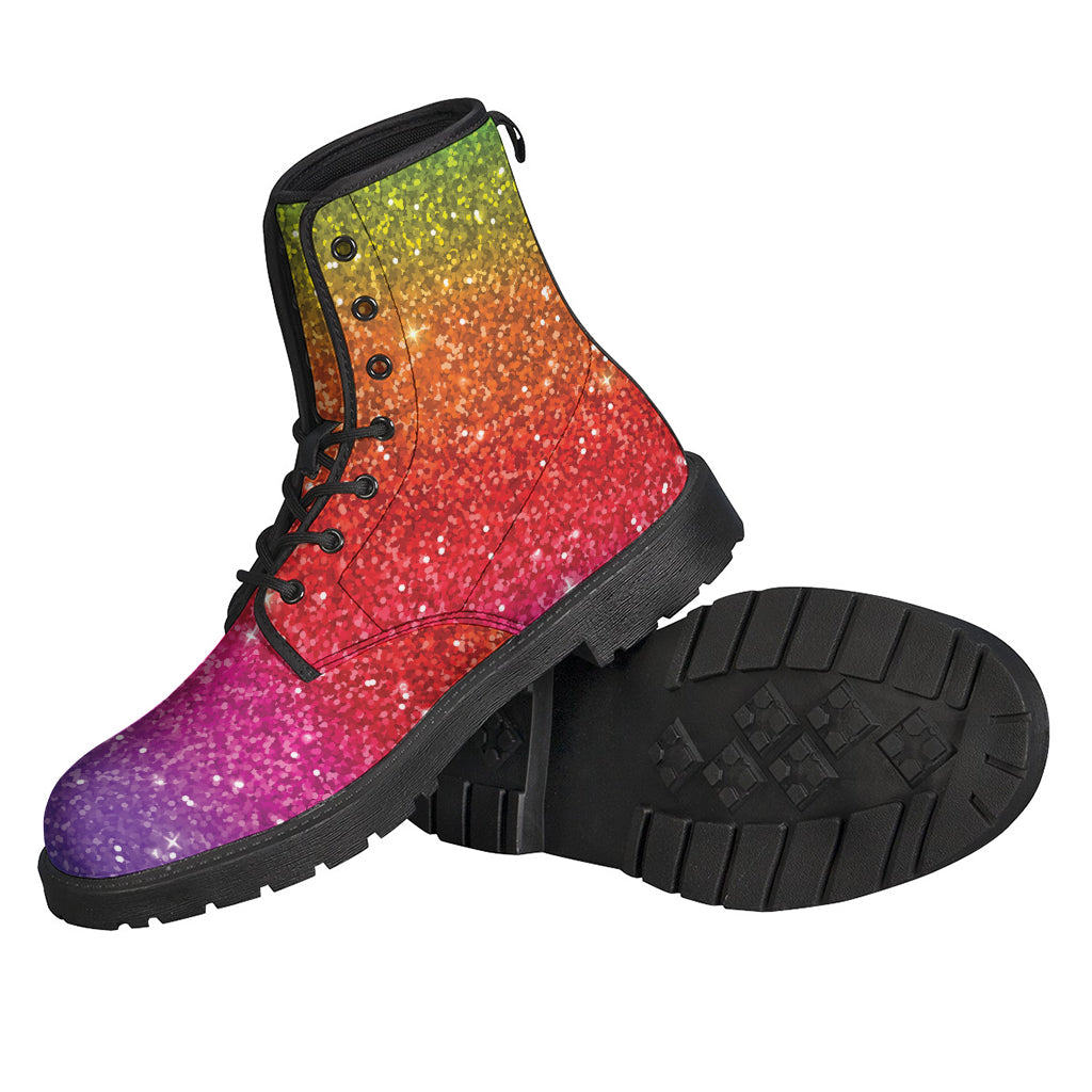 Rainbow Glitter Artwork Print (NOT Real Glitter) Backpack