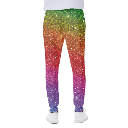 Rainbow Glitter Artwork Print (NOT Real Glitter) Scuba Joggers