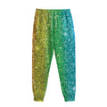 Rainbow (NOT Real) Glitter Print Sweatpants