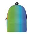 Rainbow Gradient Print School Backpack