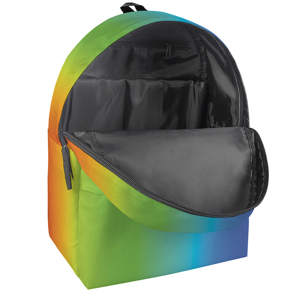 Rainbow Gradient Print Backpack
