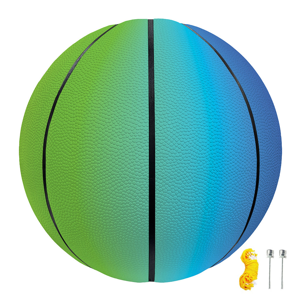 Rainbow Gradient Print Basketball