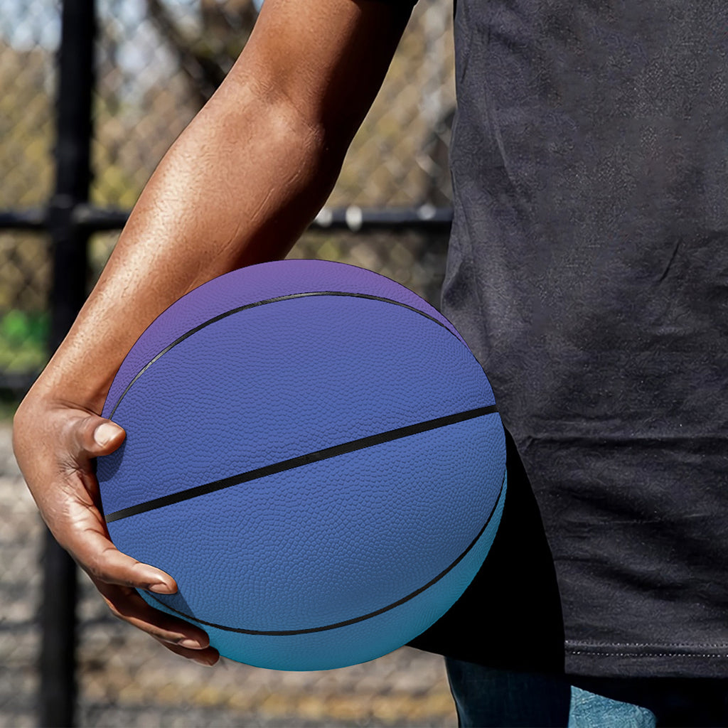 Rainbow Gradient Print Basketball