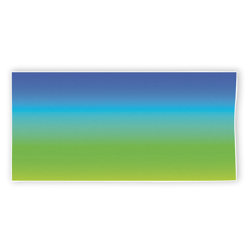 Rainbow Gradient Print Beach Towel