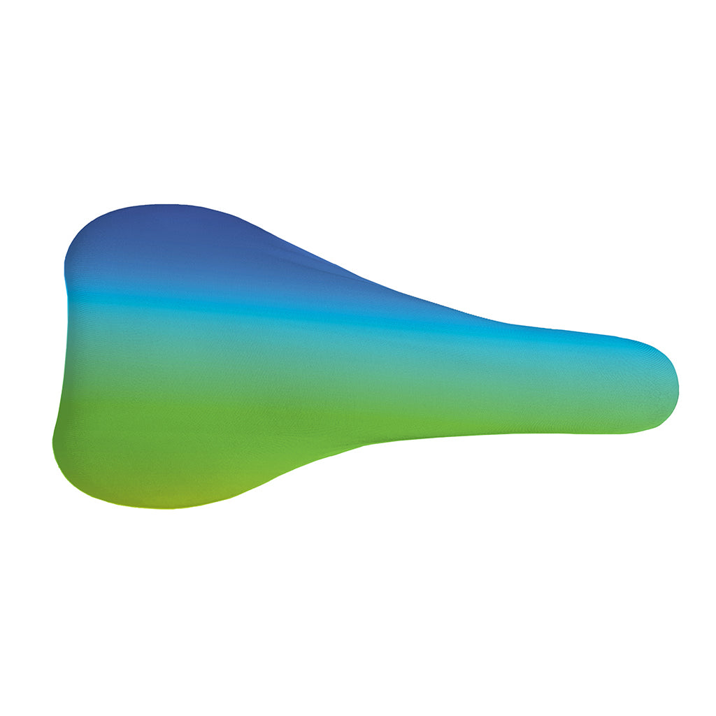 Rainbow Gradient Print Bicycle Seat Cover