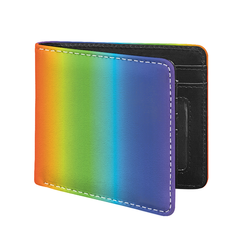 Rainbow Gradient Print Bifold Wallet