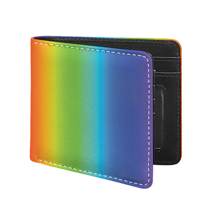 Rainbow Gradient Print Bifold Wallet
