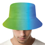 Rainbow Gradient Print Bucket Hat