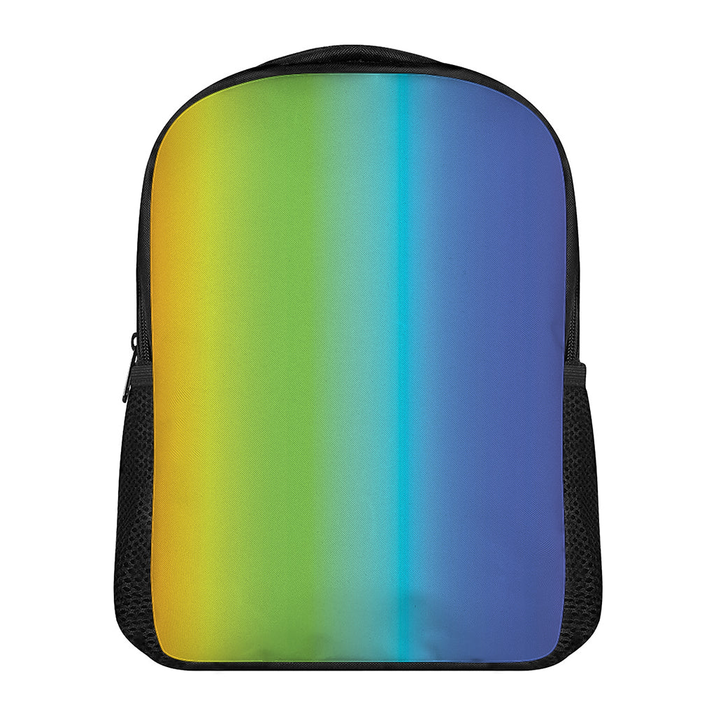 Rainbow Gradient Print Casual Backpack