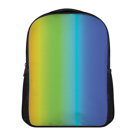 Rainbow Gradient Print Casual Backpack