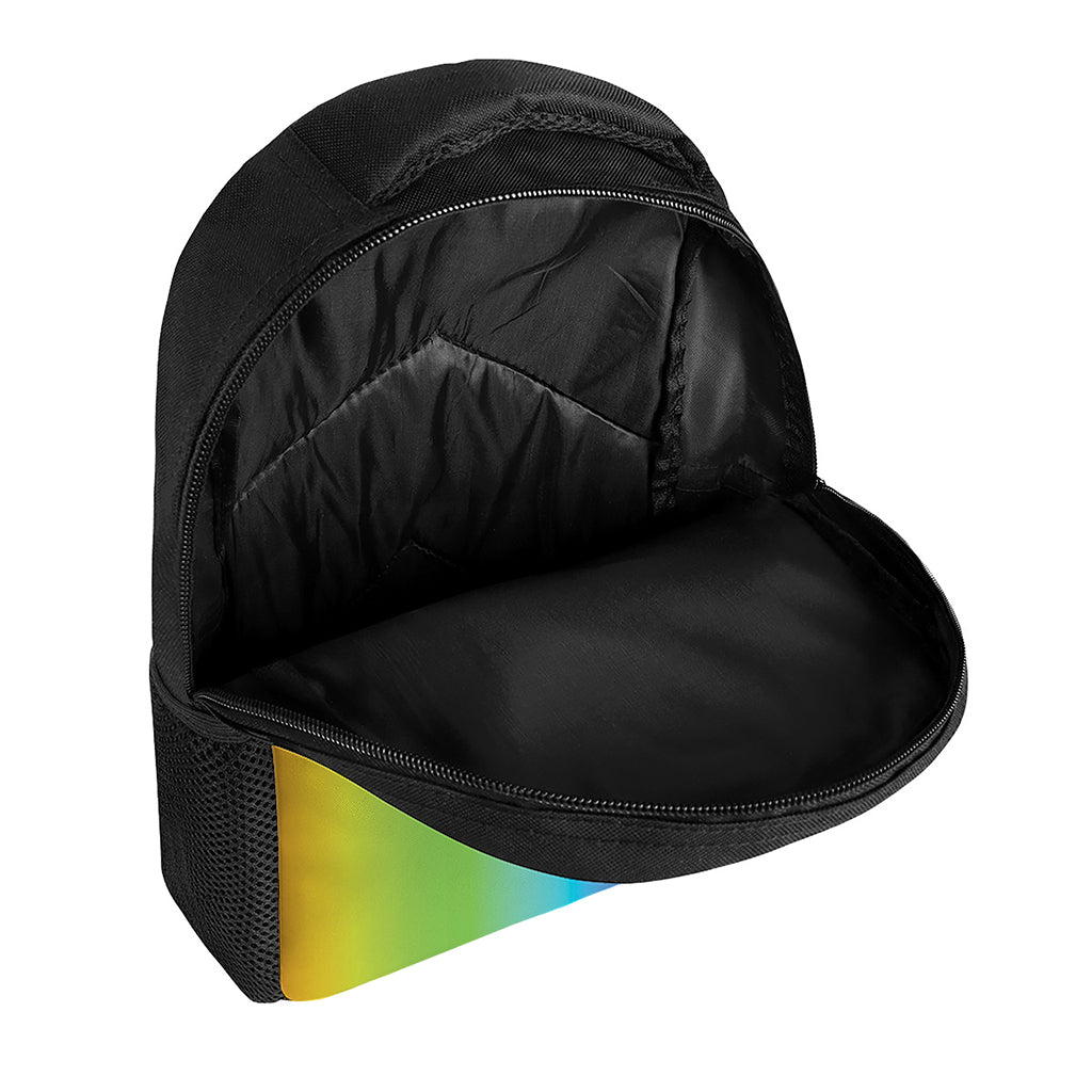 Rainbow Gradient Print Casual Backpack