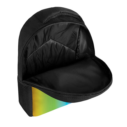 Rainbow Gradient Print Casual Backpack