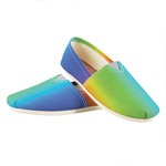 Rainbow Gradient Print Casual Shoes