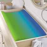 Rainbow Gradient Print Changing Pad Cover