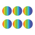 Rainbow Gradient Print Coaster Set
