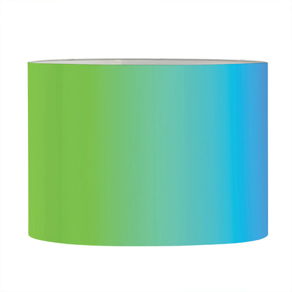 Rainbow Gradient Print Drum Lamp Shade