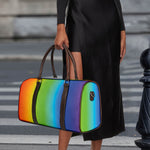 Rainbow Gradient Print Duffle Bag