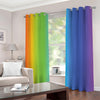 Rainbow Gradient Print Extra Wide Grommet Curtains