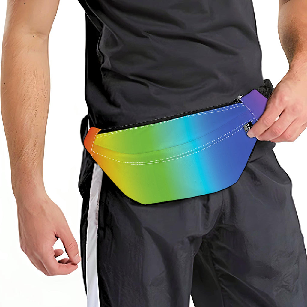 Rainbow Gradient Print Fanny Pack