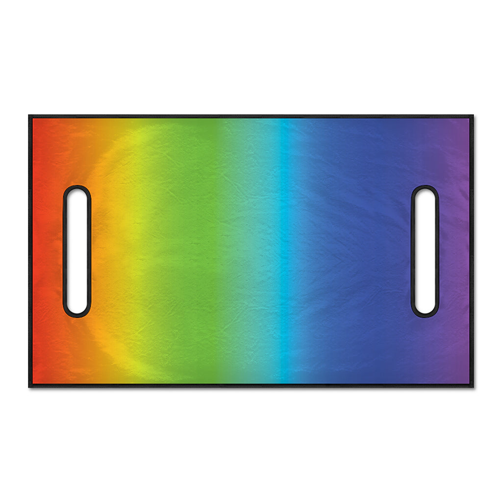 Rainbow Gradient Print Golf Cart Seat Cover