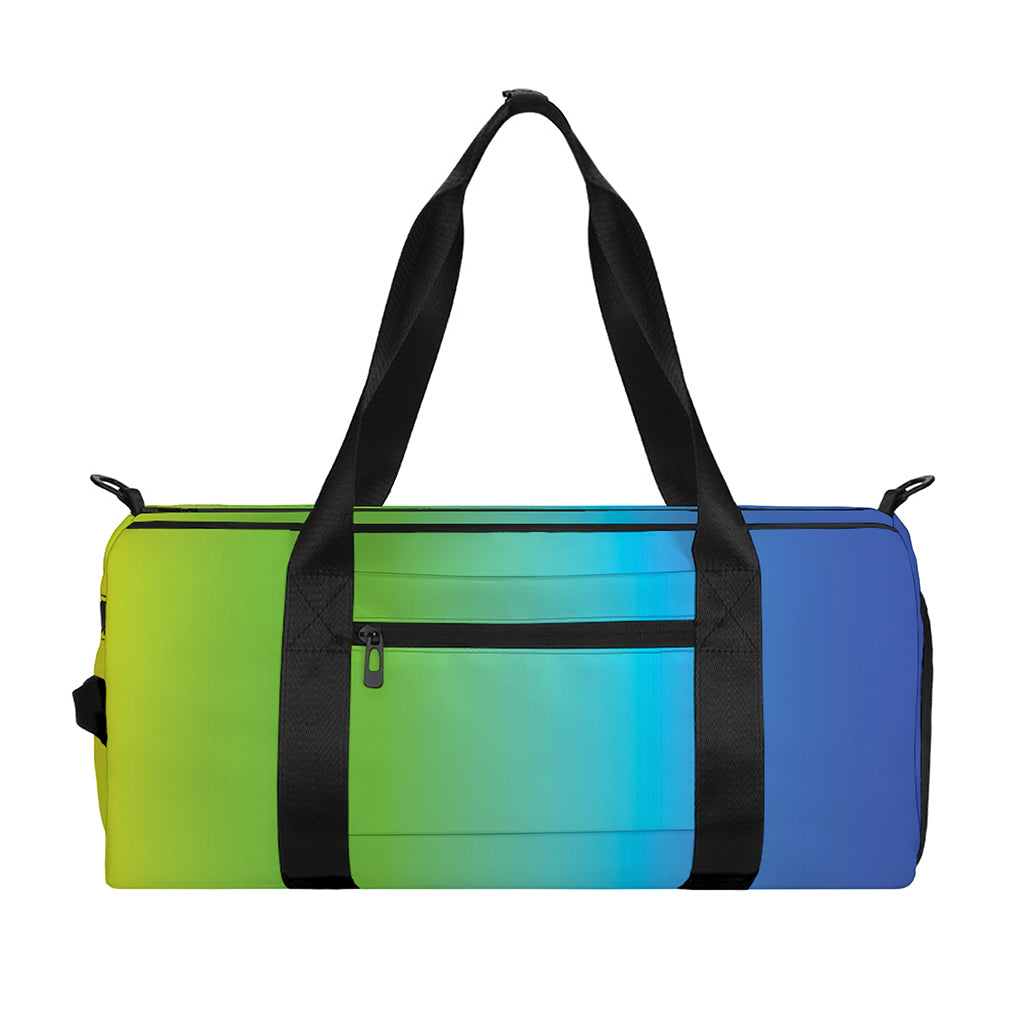 Rainbow Gradient Print Gym Bag