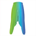 Rainbow Gradient Print Hammer Pants