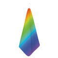 Rainbow Gradient Print Hand Towel