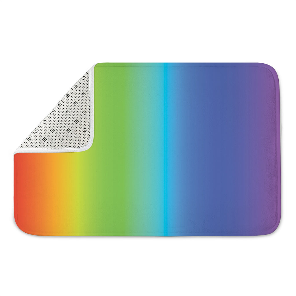 Rainbow Gradient Print Indoor Door Mat