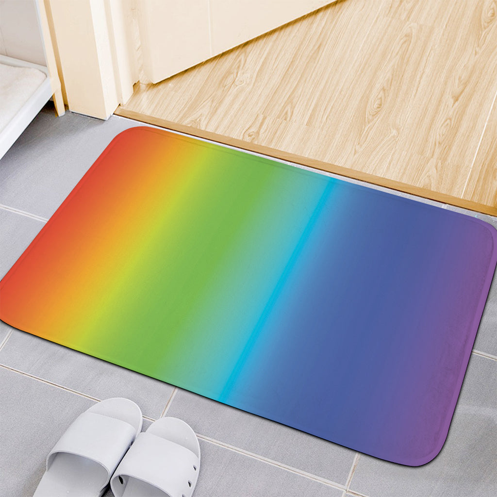 Rainbow Gradient Print Indoor Door Mat