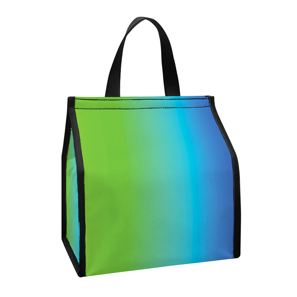 Rainbow Gradient Print Insulated Lunch Tote