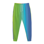 Rainbow Gradient Print Jogger Pants