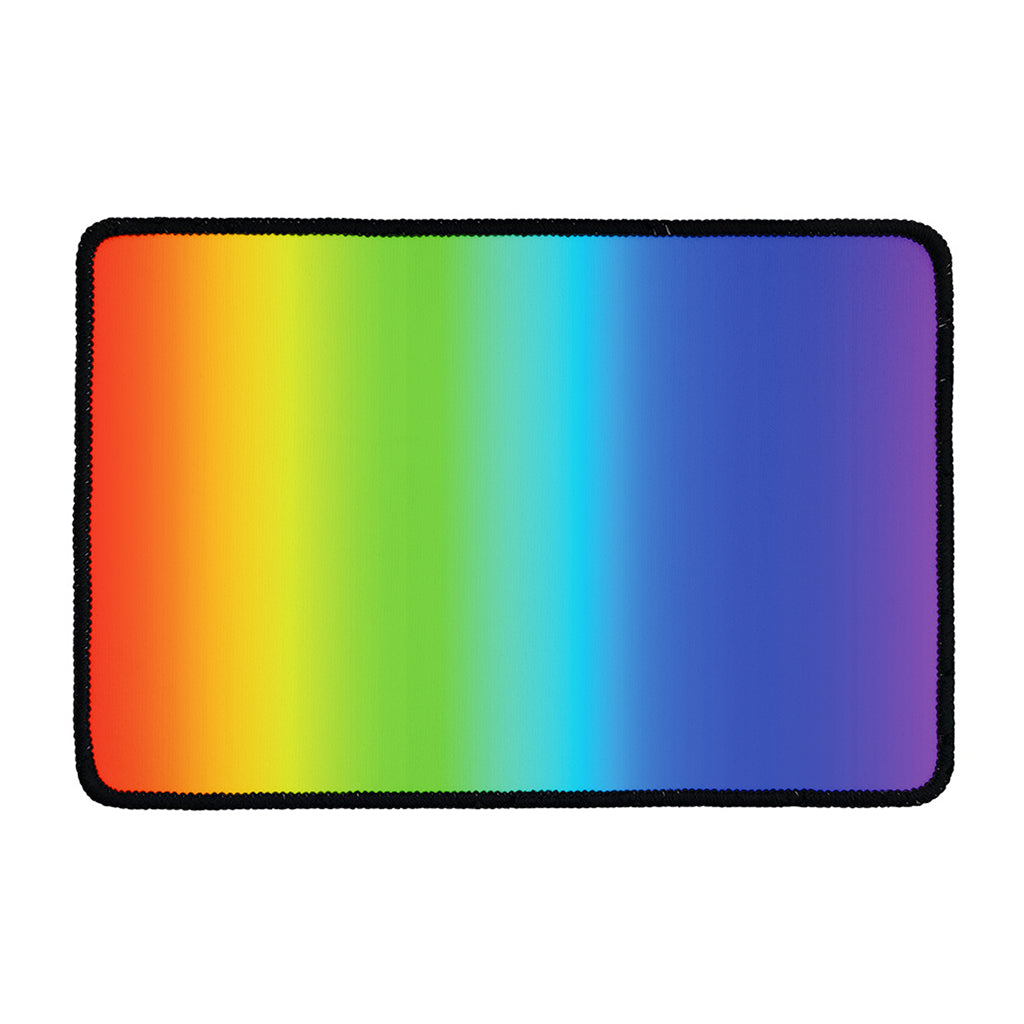 Rainbow Gradient Print Kitchen Mat