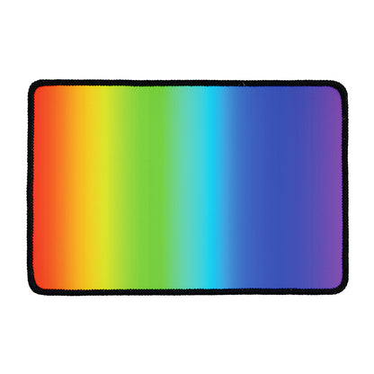 Rainbow Gradient Print Kitchen Mat