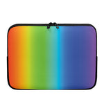Rainbow Gradient Print Laptop Sleeve