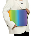 Rainbow Gradient Print Laptop Sleeve