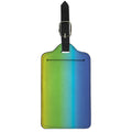 Rainbow Gradient Print Luggage Tag