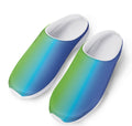 Rainbow Gradient Print Mesh Casual Shoes
