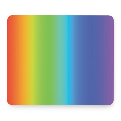 Rainbow Gradient Print Mouse Pad