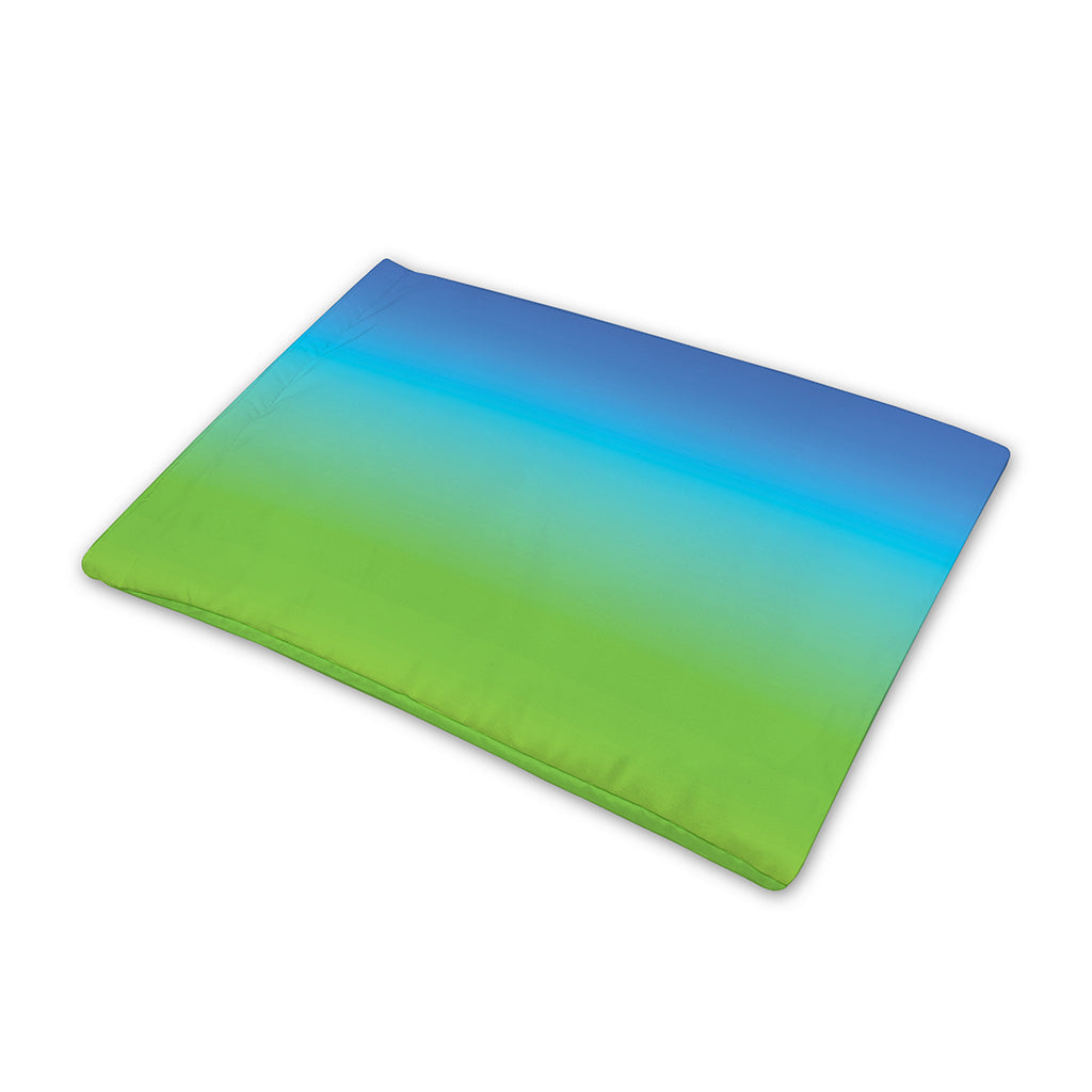 Rainbow Gradient Print Pet Cooling Mat Cover