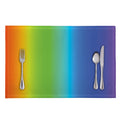 Rainbow Gradient Print Placemat