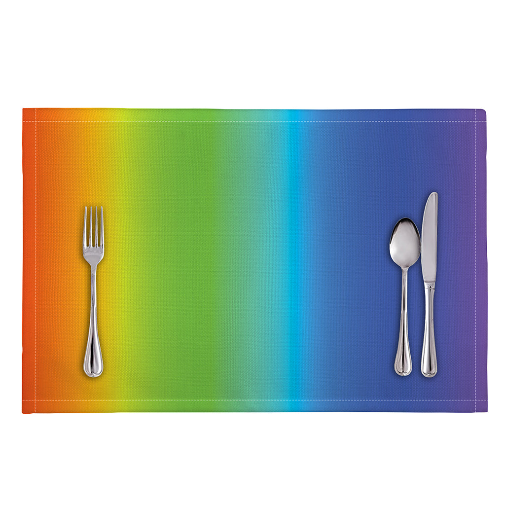 Rainbow Gradient Print Placemat