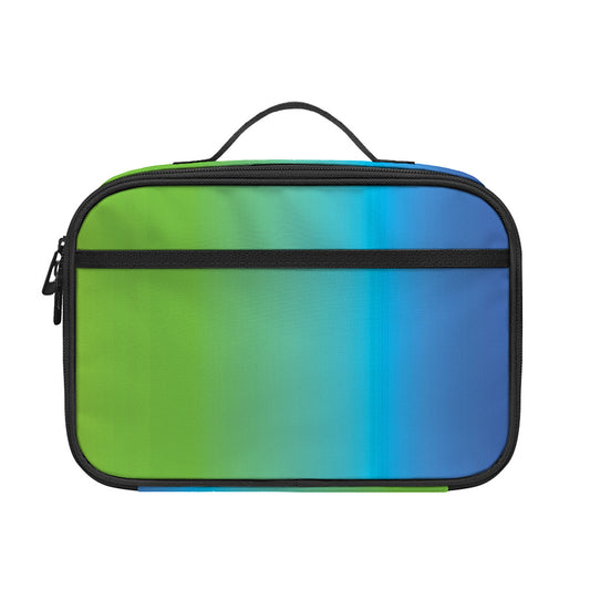 Rainbow Gradient Print Portable Lunch Bag