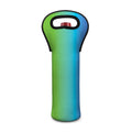 Rainbow Gradient Print Single Neoprene Wine Tote